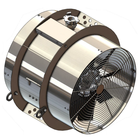 TYPHOON 600MM V10 AIR VENT FAN - STEEL
